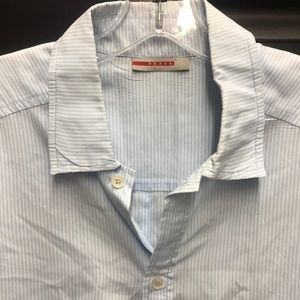 Prada button down polo